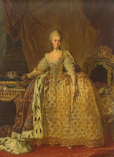 Lorens Pasch the Younger Sophia Magdalene of Brandenburg Kulmbach Spain oil painting art